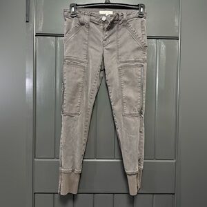 Joie Cargo Pants Joggers gray green size 29 (fits like a 28)